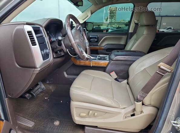 3GTP1NEC8HG253540 2017 GMC SIERRA Желто-коричневый Вид салона спереди