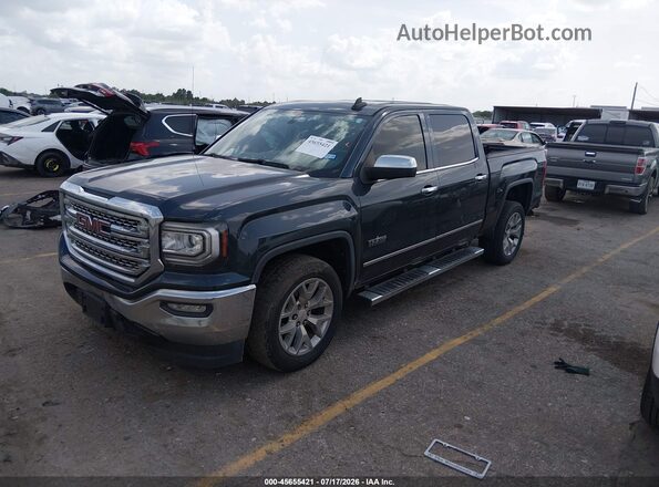 3GTP1NEC8JG136689 2018 GMC SIERRA Синий Передняя левая четверть