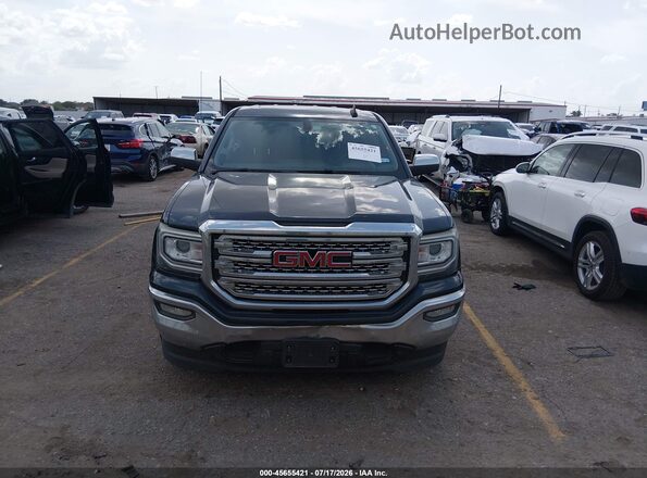 3GTP1NEC8JG136689 2018 GMC SIERRA Синий Вид щитка приборов