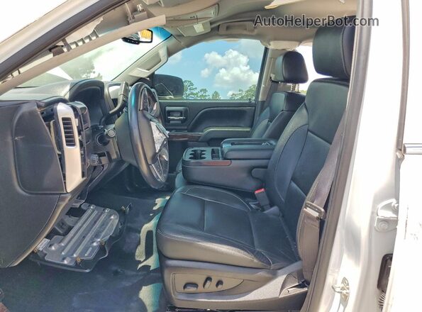 3GTP1NEC8JG635251 2018 GMC SIERRA White წინა სალონის ხედი