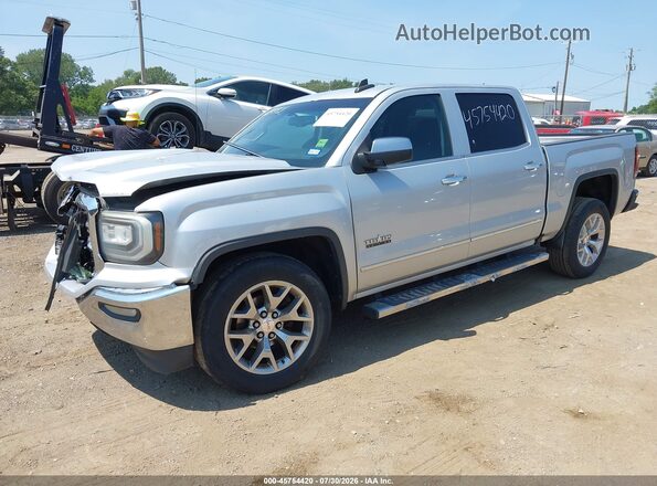 3GTP1NECXGG338345 2016 GMC SIERRA Silver Առջևի ձախ երեք քառորդ տեսարան