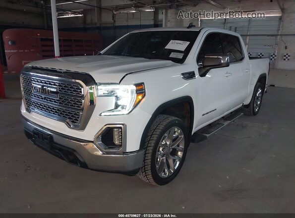 3GTP8BED5LG295398 2020 GMC SIERRA White Առջևի ձախ երեք քառորդ տեսարան
