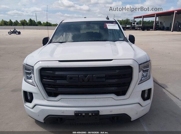 3GTP8CED0MG250070 2021 GMC SIERRA White Вид щитка приладів