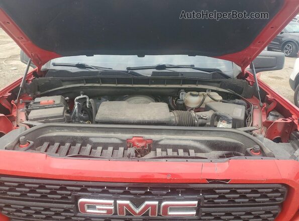 3GTP8CED2MG113745 2021 GMC SIERRA Красный Вид задней части салона