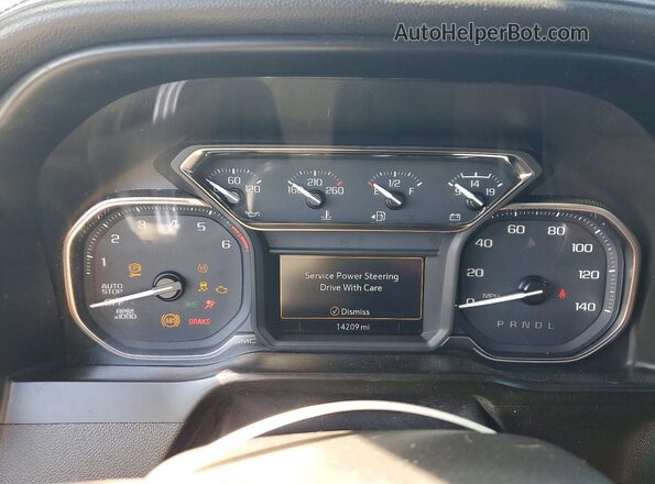 3GTP8CED3LG301141 2020 GMC SIERRA Blue Vista del cuadro de instrumentos