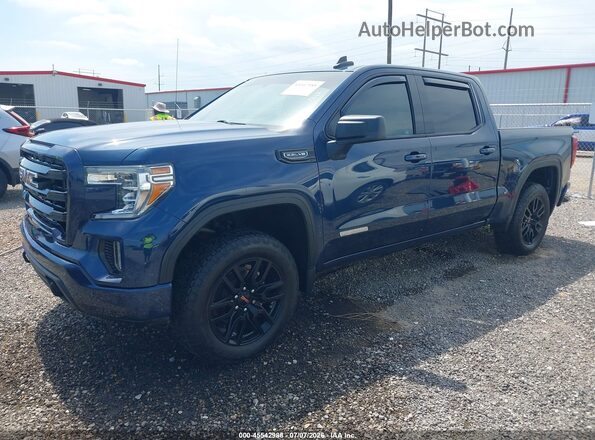 3GTP8CED4LG132280 2020 GMC SIERRA Синий Передняя левая четверть