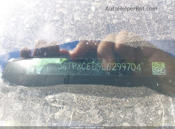 3GTP8CED9LG299704 2020 GMC SIERRA Black Вид підкапотного простору