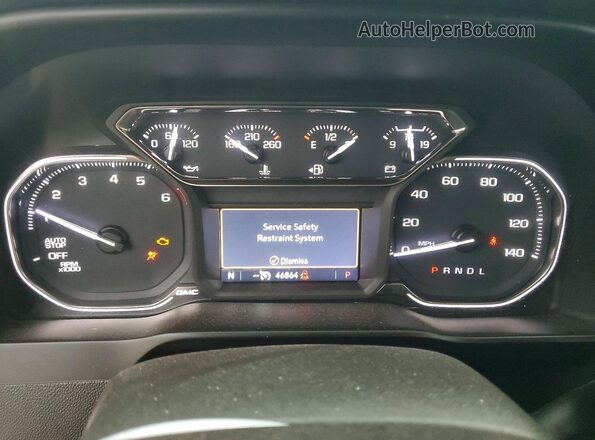 3GTP8DED7LG264570 2020 GMC SIERRA Угольный Вид щитка приборов