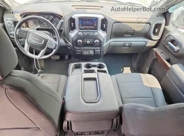 3GTP9BEK8MG180663 2021 GMC SIERRA White Вид панелі приладів