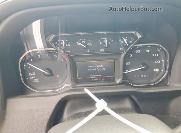 3GTP9CEK3NG152812 2022 GMC SIERRA Black Instrument cluster view