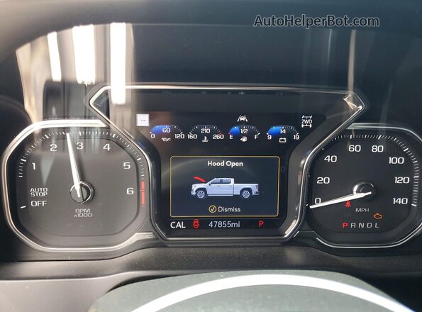 3GTP9EED3MG297599 2021 GMC SIERRA White Widok zestawu wskaźników