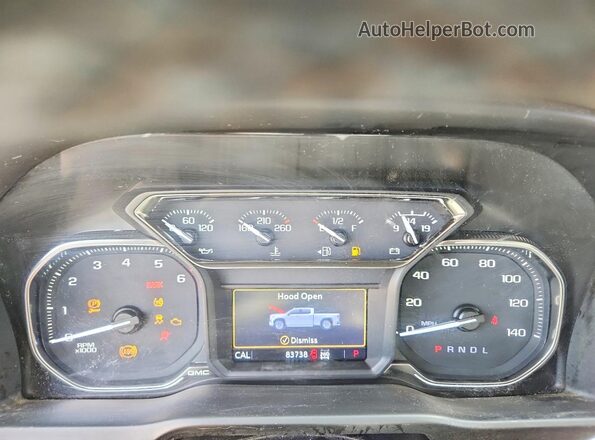 3GTP9EEL0MG423425 2021 GMC SIERRA Black Widok zestawu wskaźników