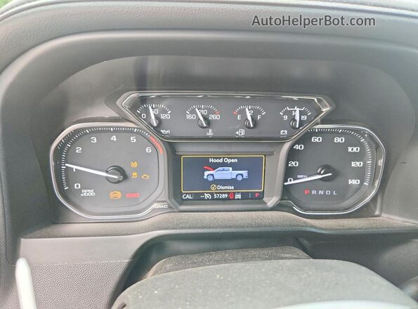 3GTP9EEL3MG457777 2021 GMC SIERRA Black ხელსაწყოთა პანელის ხედი