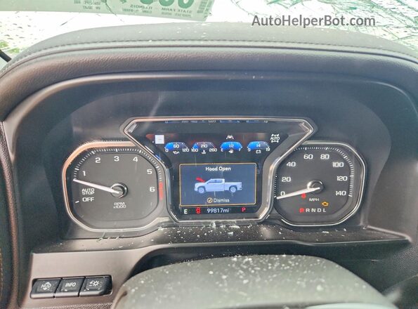 3GTP9EEL5LG382837 2020 GMC SIERRA White Вид щитка приладів
