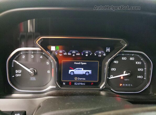 3GTP9EEL7MG203893 2021 GMC SIERRA Red Widok zestawu wskaźników