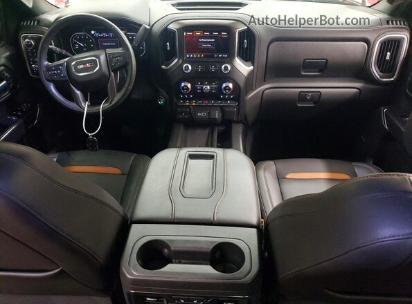 3GTP9EEL7MG203893 2021 GMC SIERRA Red Widok deski rozdzielczej