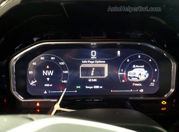 3GTPHBEK1TG320618 2026 GMC SIERRA Black Instrument cluster view