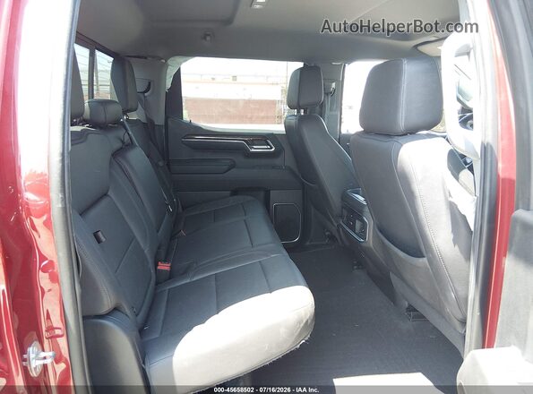 3GTPHCE82PG272210 2023 GMC SIERRA Burgundy Vista de la etiqueta del VIN