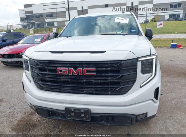 3GTPHCEK0SG214083 2025 GMC SIERRA White Widok zestawu wskaźników