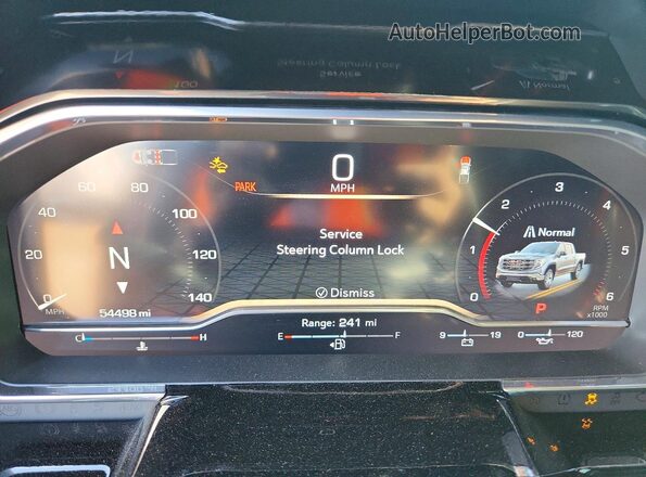 3GTPHDED9RG305130 2024 GMC SIERRA Красный Вид щитка приборов