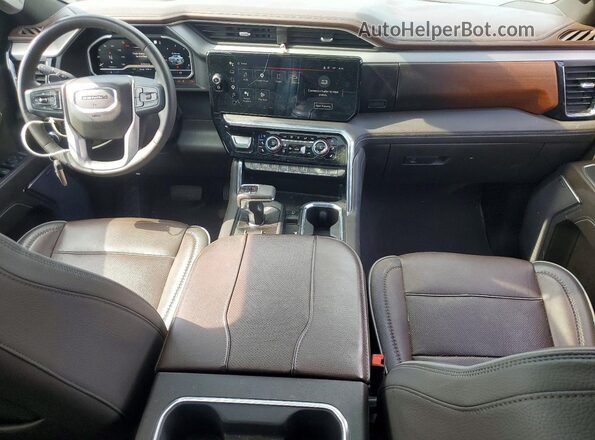 3GTPHGED6PG249582 2023 GMC SIERRA Серебряный Вид панели приборов