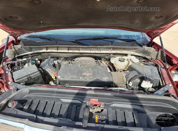 3GTPHGED9PG194139 2023 GMC SIERRA Red Вид задньої частини салону