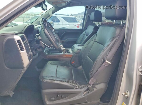 3GTU1NER6GG374654 2016 GMC SIERRA Silver Widok wnętrza z przodu