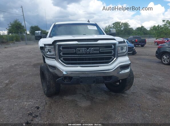 3GTU2MEC0JG333043 2018 GMC SIERRA Белый Вид щитка приборов