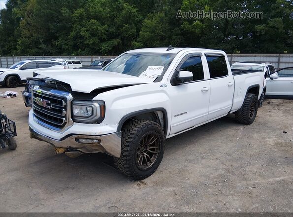 3GTU2MEC1GG102550 2016 GMC SIERRA White Առջևի ձախ երեք քառորդ տեսարան