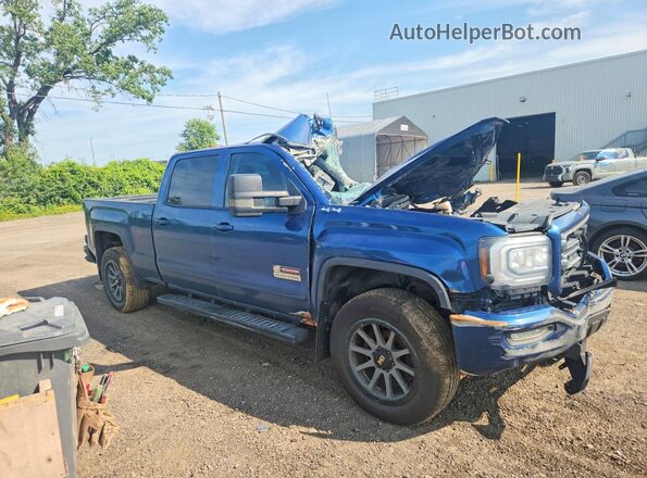 3GTU2MEC1JG147771 2018 GMC SIERRA Blue წინა მარჯვენა