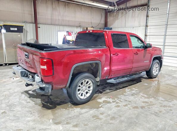 3GTU2MEC3JG215858 2018 GMC SIERRA Maroon Rear right