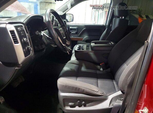 3GTU2MEC3JG215858 2018 GMC SIERRA Maroon Front interior view