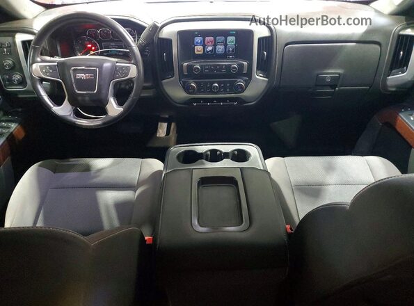 3GTU2MEC3JG215858 2018 GMC SIERRA Maroon Dashboard view