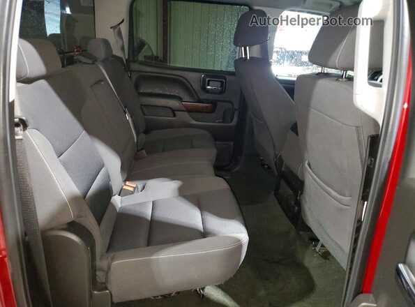 3GTU2MEC3JG215858 2018 GMC SIERRA Maroon Rear seats view