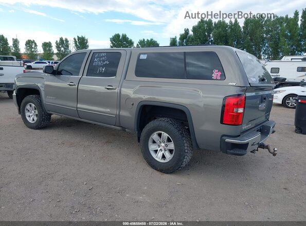 3GTU2MEC4HG191760 2017 GMC SIERRA Серый Задняя левая четверть