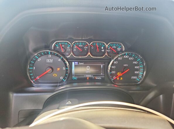 3GTU2MEC5HG453852 2017 GMC SIERRA Black ხელსაწყოთა პანელის ხედი