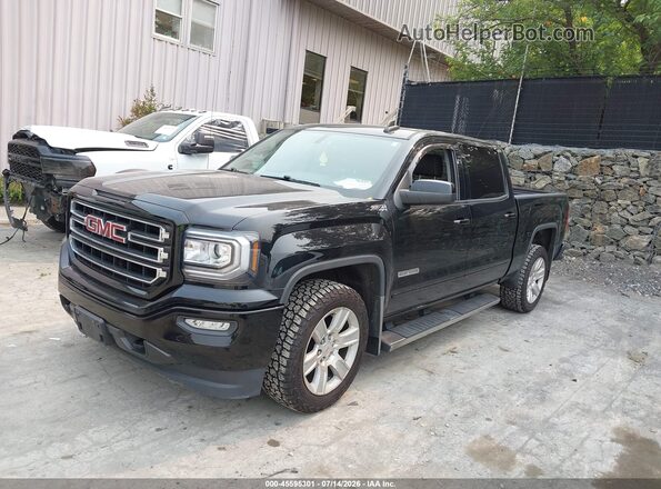 3GTU2MEC9JG253711 2018 GMC SIERRA Black Առջևի ձախ երեք քառորդ տեսարան