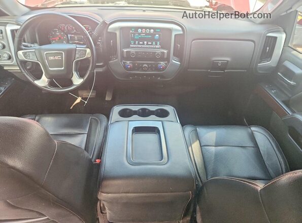 3GTU2MECXJG257489 2018 GMC SIERRA Red Вид панелі приладів