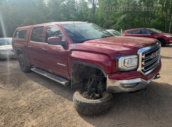 3GTU2MECXJG257489 2018 GMC SIERRA Red Передня права чверть