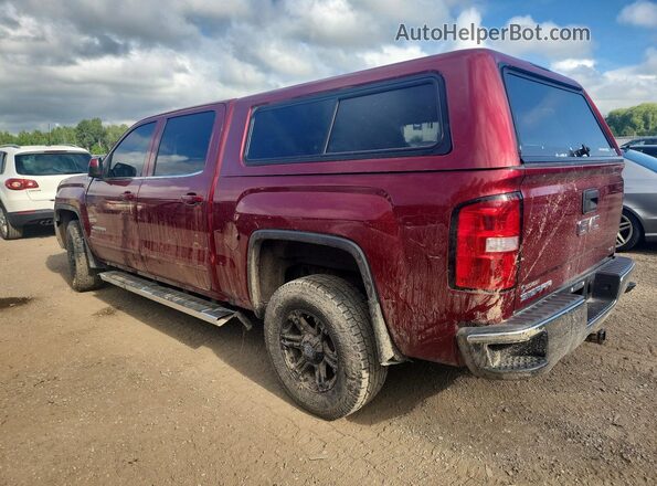 3GTU2MECXJG257489 2018 GMC SIERRA Red Задня ліва чверть