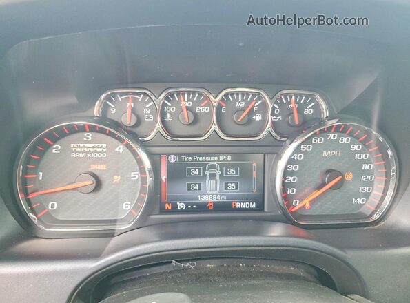 3GTU2NEC0GG131107 2016 GMC SIERRA Black Widok zestawu wskaźników