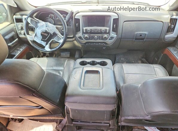 3GTU2NEC0GG200989 2016 GMC SIERRA Белый Вид панели приборов