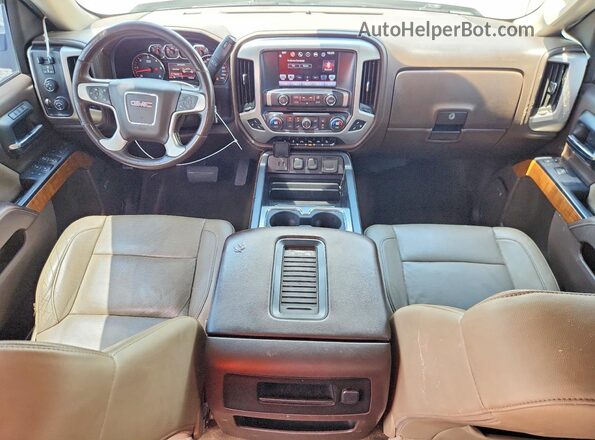 3GTU2NEC0GG255152 2016 GMC SIERRA Белый Вид панели приборов