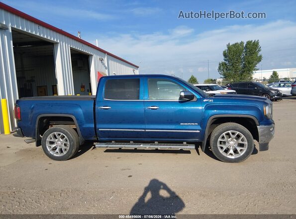 3GTU2NEC0JG398433 2018 GMC SIERRA Blue Rear interior view