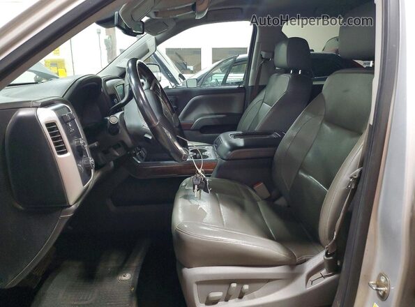 3GTU2NEC1GG323118 2016 GMC SIERRA Silver Widok wnętrza z przodu