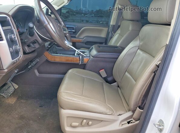3GTU2NEC1HG135166 2017 GMC SIERRA White Widok wnętrza z przodu