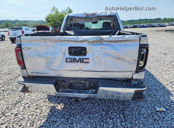 3GTU2NEC2JG552527 2018 GMC SIERRA Silver Вид ззаду