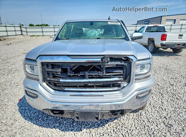 3GTU2NEC2JG552527 2018 GMC SIERRA Silver Вид спереду
