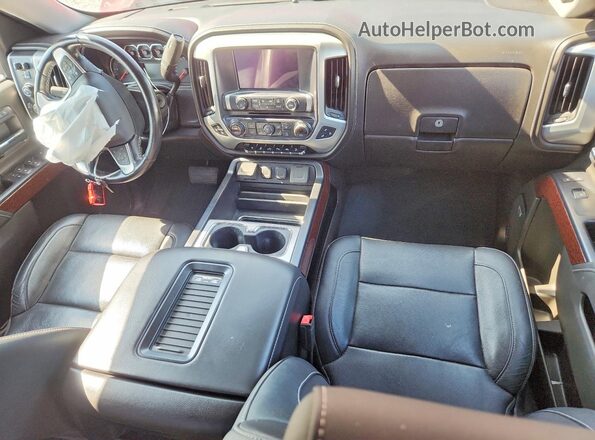 3GTU2NEC2JG632524 2018 GMC SIERRA Red Առջևի վահանակի տեսք