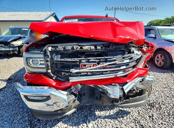 3GTU2NEC2JG632524 2018 GMC SIERRA Red Դիմացի տեսք